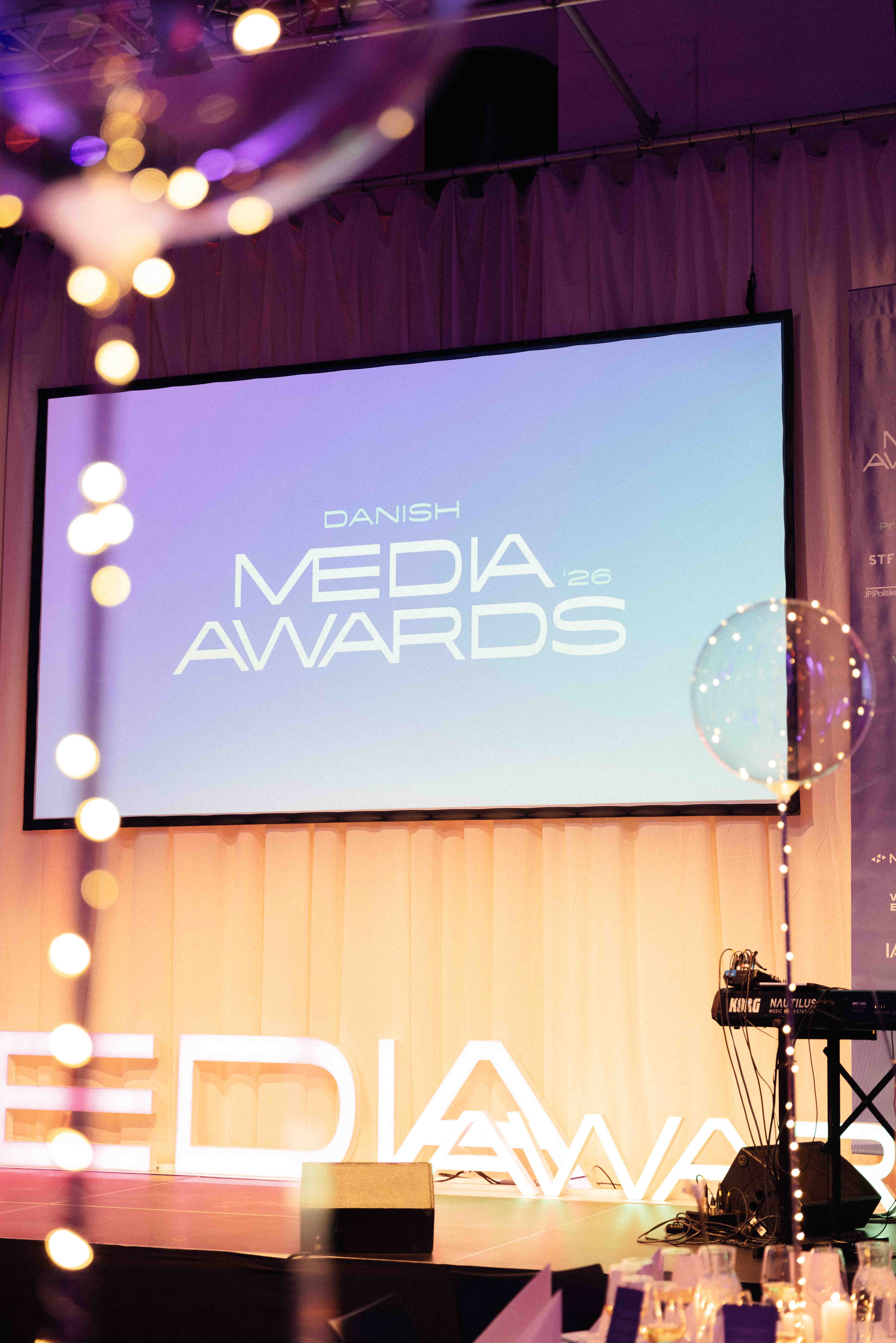 Billede fra Danish Media Awards 2026