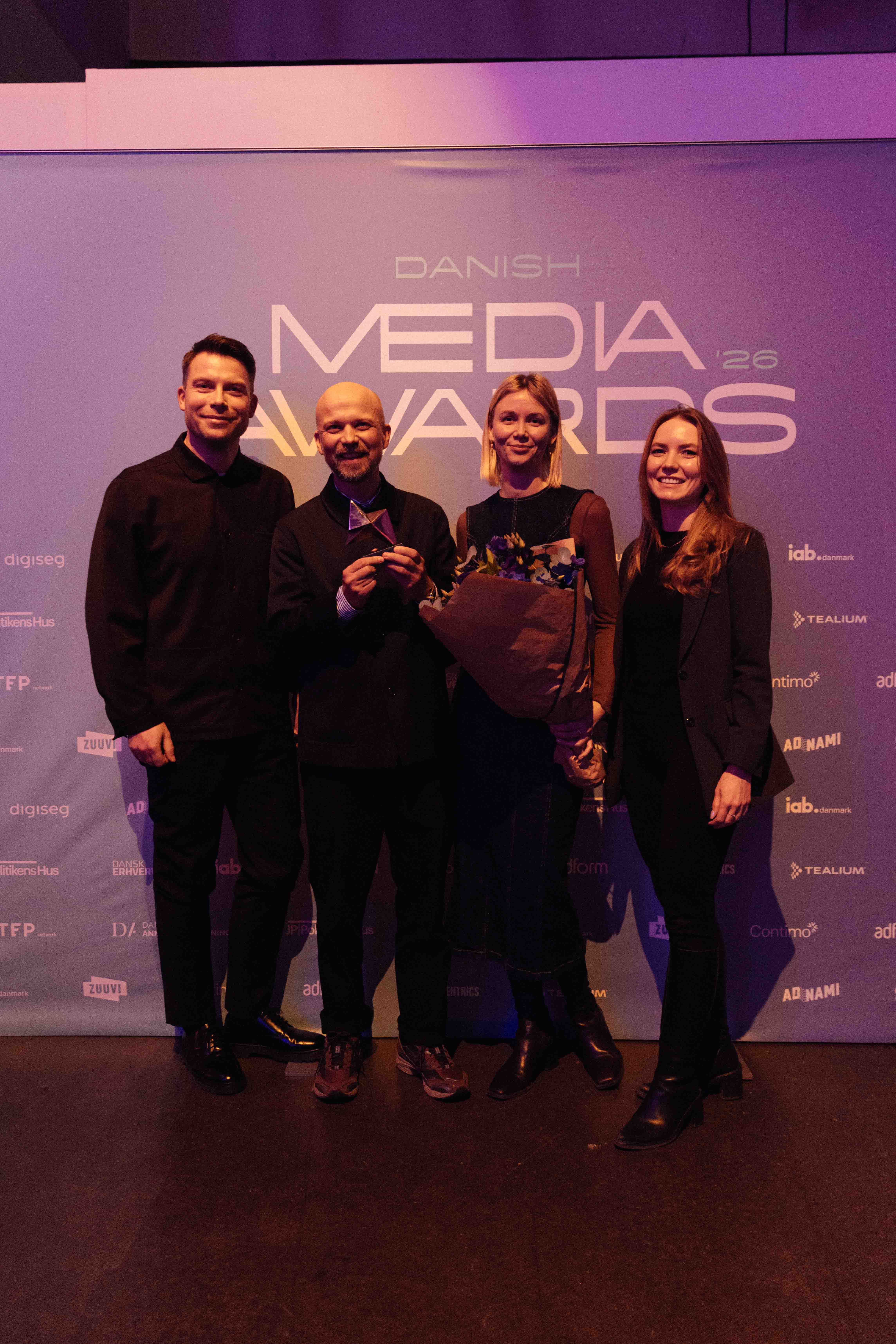 Billede fra Danish Media Awards 2026
