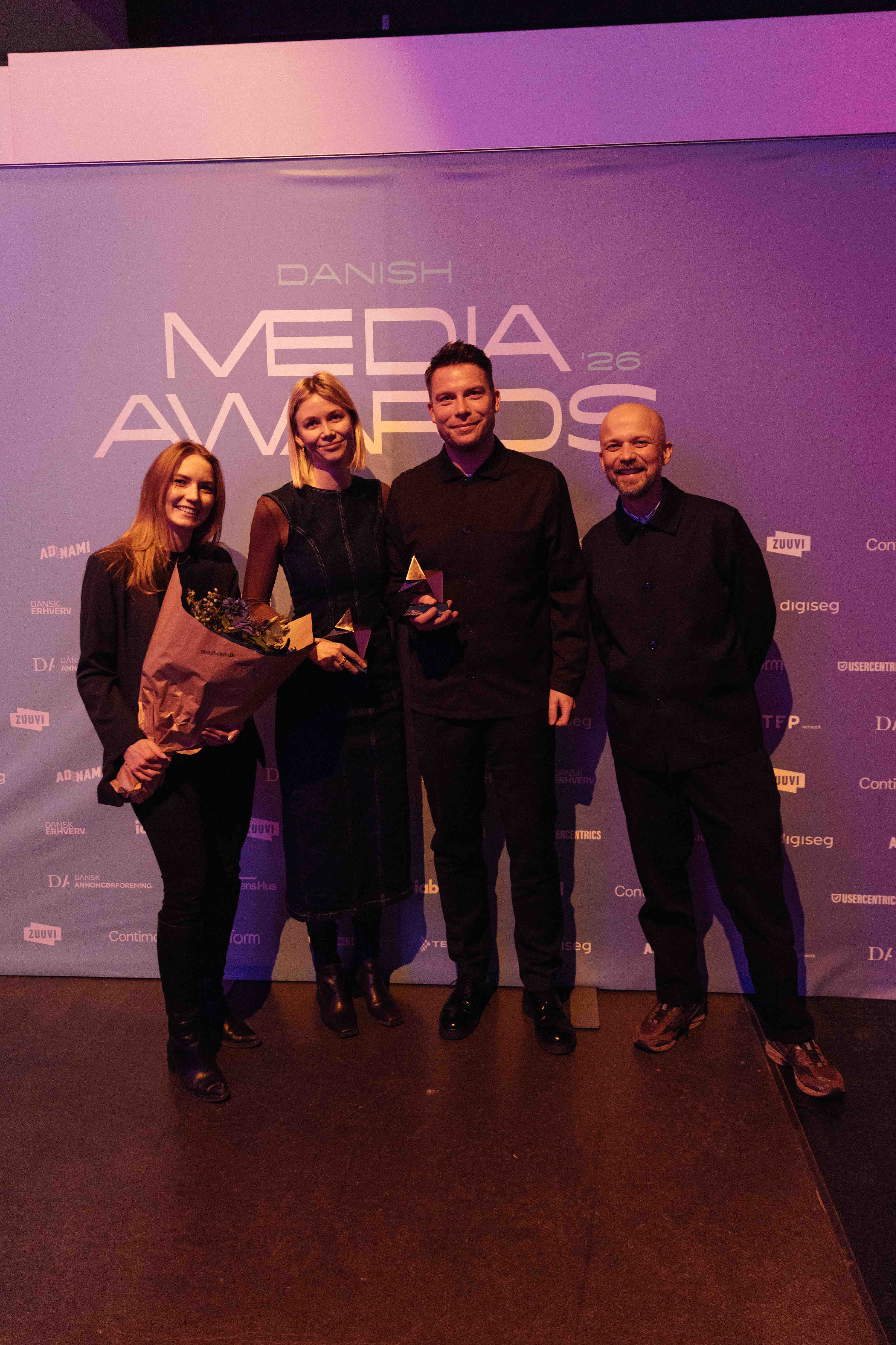 Billede fra Danish Media Awards 2026
